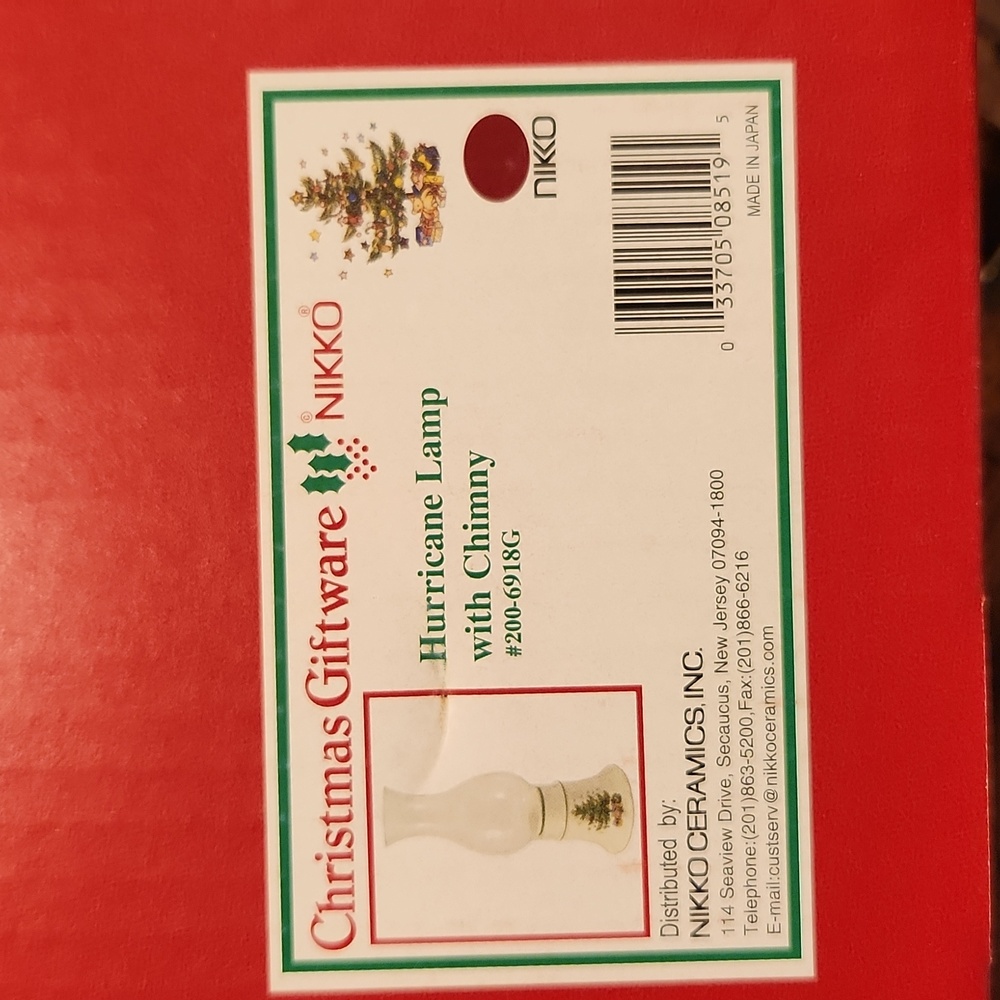 NIKKO HURRICANE LAMPS 2 - NIB